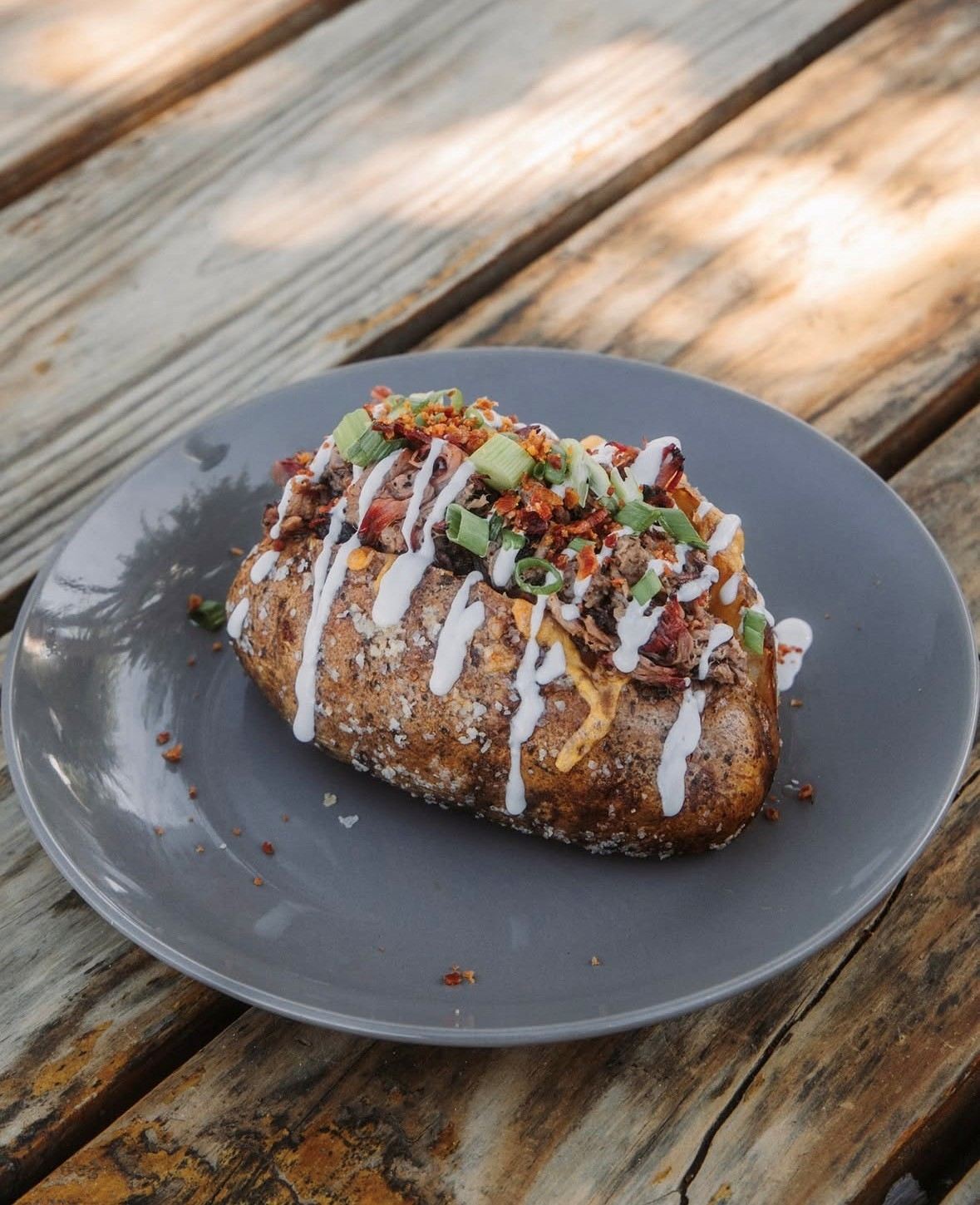 Hurtado Barbecue loaded potato