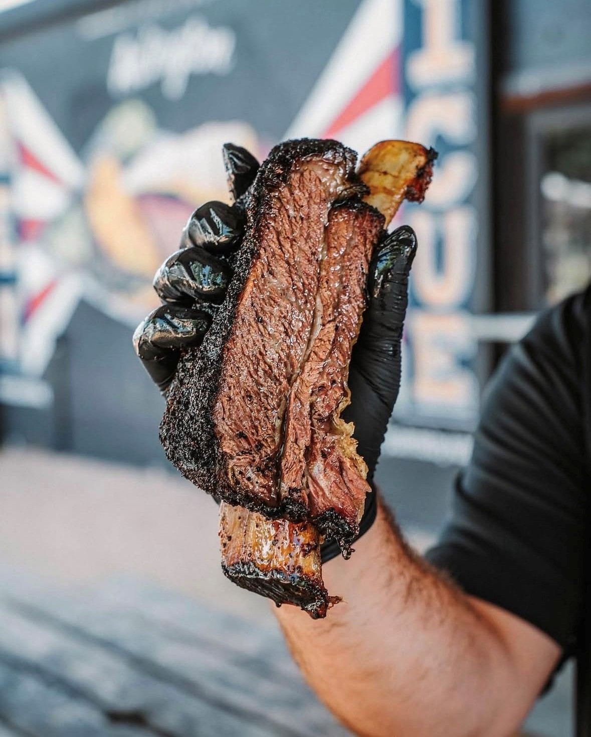 Hurtado Barbecue beef rib — the showstopper, limited daily